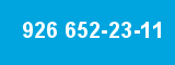 926 652-23-11